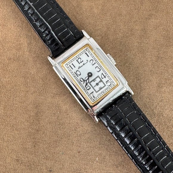 Vintage Extremely Rare Art Deco Retro Eddie Bauer 70Th Anniversary Tank Watch